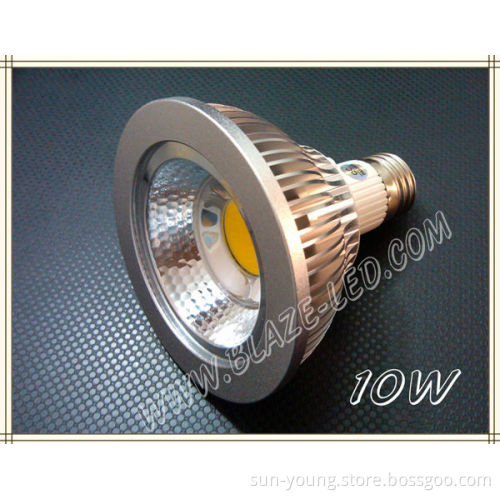 2013 New Dimmable COB led par30 lamps 10W E27 Bulb 300K 4000K 6000K White